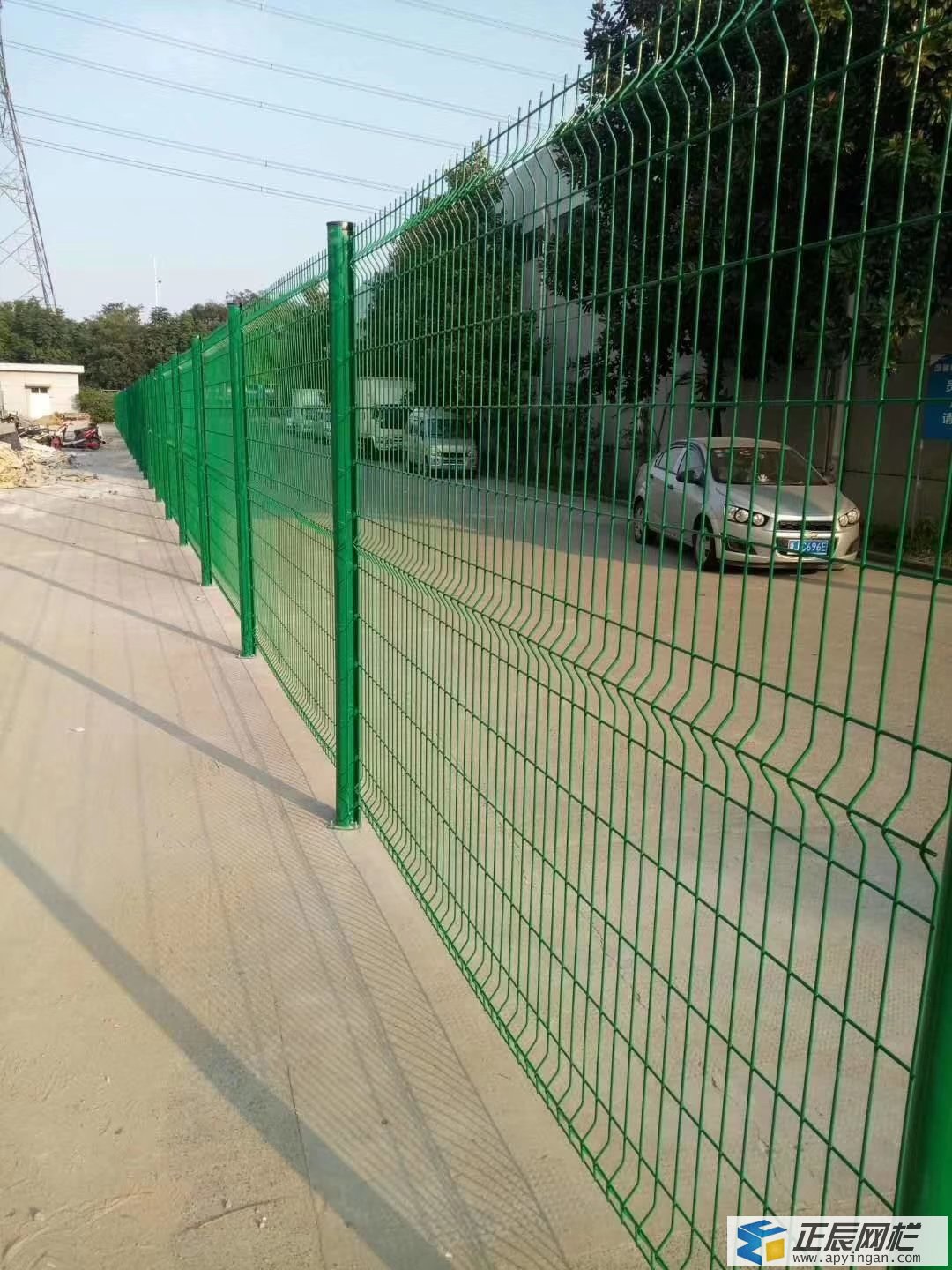 綠色隔離網圖片